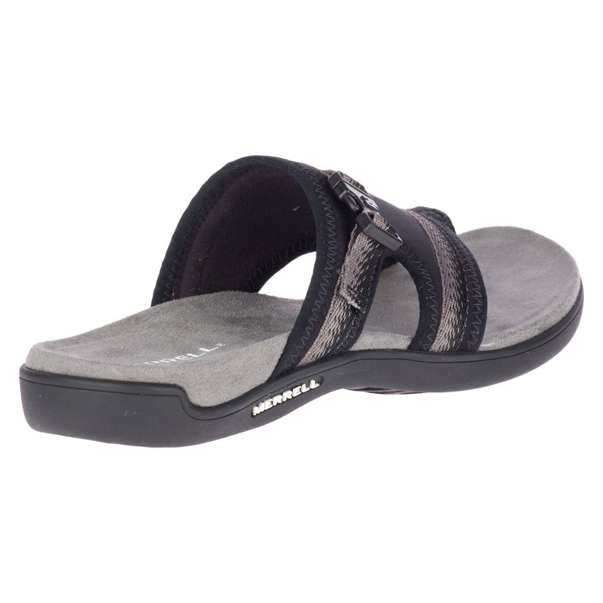 Sandales Merrell District Muri Wrap Noir Femme | Q.X.HGKA